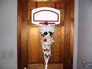 Newly listed Basketball Hoop over door sports Laundry Basket hamper