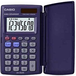   8VER 8 Digit Display Pocket Calculator With Euro Conversion HS8VER New