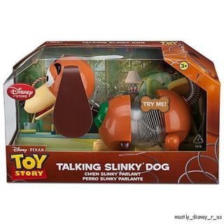 NEW Disney Store Exclusive Talking Pull String Toy Story Slinky Dog