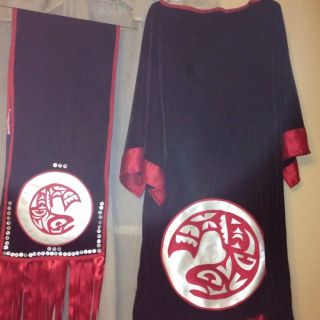 Custom Traditional Pacific NorthWest Powwow Regalia Dress