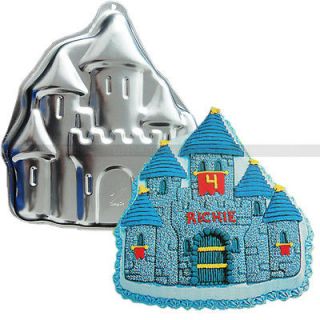3D Castle House Fondant Cake Sugarcraft Pan Baking Tools Mold 