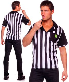 Get your sexy sport 2 pc. mens collared referee shirt includes 