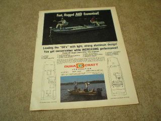 1980 Duracraft 1642 SSCP Aluminum Boat Ad Fast Rugged & Economical