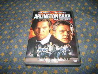 Arlington Road (DVD, 1999, Closed Caption) COMPLETE Adult Owned Movie 