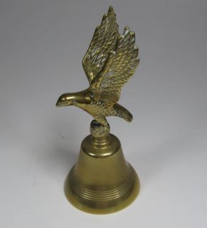 Brass Bell Eagle with Outstretched Wings