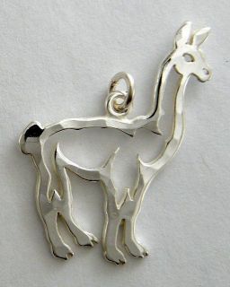 Llama Lapel Pin, Tie Tac,Charm,Earrings,Necklace~.925 Sterling Silver 