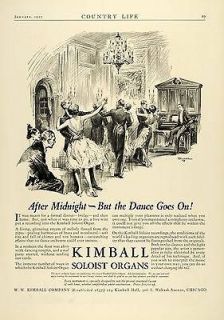   Kimball Soloist Organs Piano Musical Instrument Ballroom Dancing