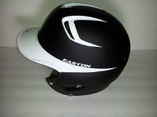 Easton Two Tone Natural Grip Senior Batting Helmet (black/white)