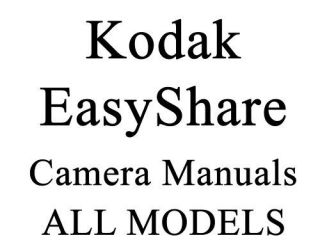 Kodak EasyShare Digital Camera Manual Guide CX Series