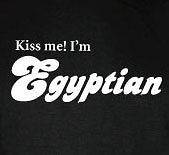 KISS ME IM EGYPTIAN T SHIRT FUNNY EGYPT TEE BLACK M