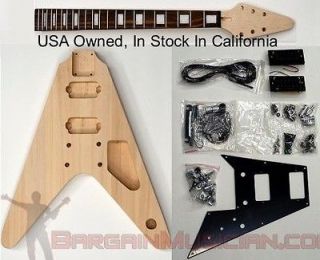   Body Style   DIY Unfinished Project Luthier Electric Guitar Kit