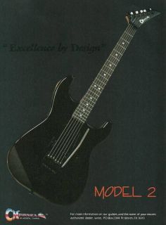 THE JACKSON CHARVEL MODEL 2 GUITAR AD 8X11 ADVERTISEMENT SUITABLE FOR 