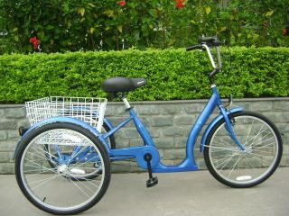 Low Step Adult Tricycle Single Speed Electric Trike
