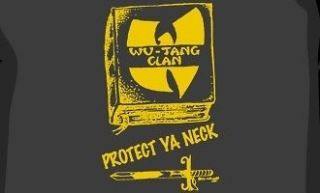WU TANG CLAN PROTECT YA NECK T SHIRT 36 CHAMBERS RZA
