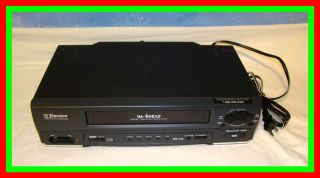 Emerson 4Head VHS EWV401 VCR cassette video recorder origional remote 