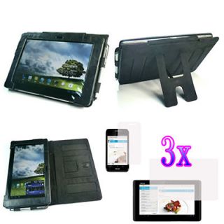 10.1 ASUS EEE PadFone Tablet Cell Phone Leather Case Cover+3X LCD 