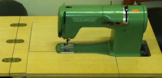 Elna Vintage Sewing Machine Green