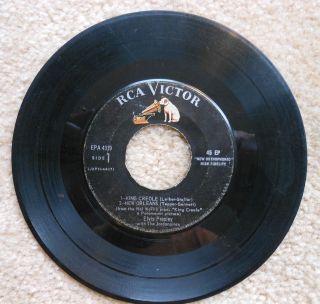 ELVIS 45RPM EP KING CREOLE / LOVER DOLL / NEW ORLEANS / AS LONG AS I 