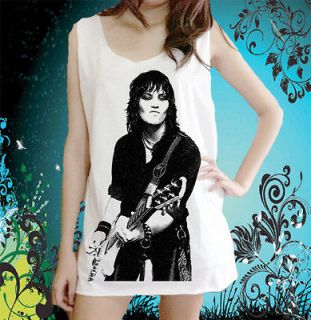 Joan Jett guitarist Vtg rock Emo tatoo The Beatles Tank Top Shirt Free 