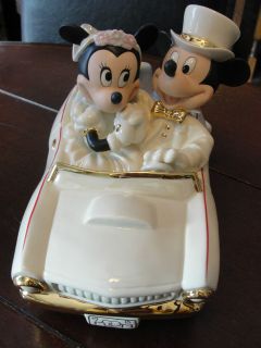   Figurine Cake Topper   Mickey & Minnie   Wedding   Lenox   New