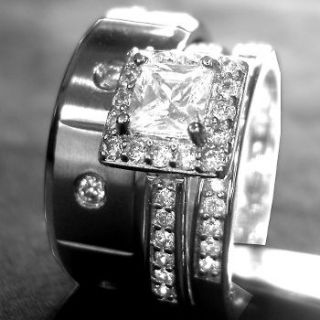 his and hers wedding rings in Engagement & Wedding