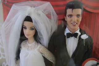 ELVIS & PRISCILLA Barbie Doll Wedding Giftset