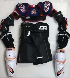 New jr junior small protective ice hockey equipment set