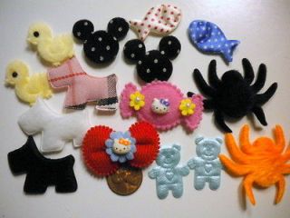 New LOT 15 Assorted Mini Embroidered Iron On Or Sew Patches Animals 