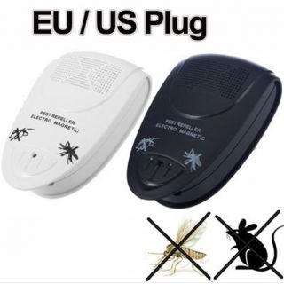 Electronic Ultrasonic Mosquito Insect Pest Mouse Bug Killer Magnetic 