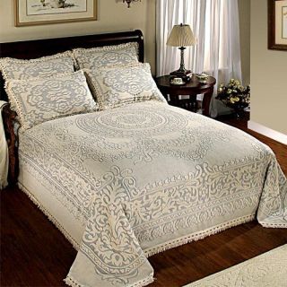Bedspread Matlasse Bedspreads White Ivory Blue Green
