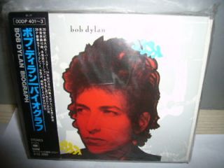 BOB DYLAN BIOGRAPH JAPAN 3 CD BOX OBI 10000yen 00DP 1ST