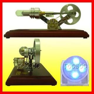 Hot Air Stirling Engine Electricity Power Generator Great Educational 