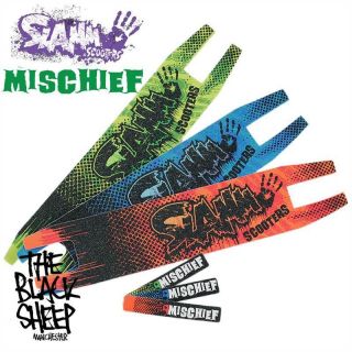 SLAMM MISCHIEF CUT TO FIT EXTREME FREESTYLE STUNT SCOOTER GRIP TAPE 