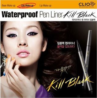 CLIO Waterproof Pen Eye liner Kill Black for beginner [KOREA]