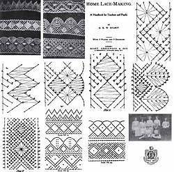 Pillow Lace Book Patterns Bobbin Laces Pattern 1906