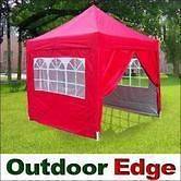 EZ Pop Up Party Wedding Canopy Tent Gazebo Red Waterproof
