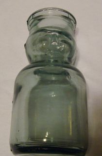 Vintage Baby Face Milk Bottle 1/2 Pint