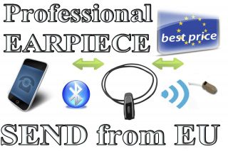   Spy earpiece Nano Wireless bug device mini GSM Bluetooth exams from EU