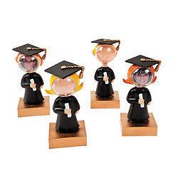 Bobbing Head Graduation Photo Picture Frame Party Cake Topper CHOOSE 