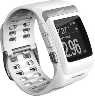   Sportwatch White / Silver Chrome Polar Wearlink Heart Rate Monitor New