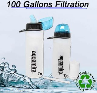 Aquamira Water Bottle Filter Purification System Microbiologica​l 