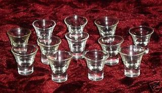 GLASS Communion Cups/Shot Glasses/Marble Holders Set 12