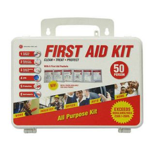 50 person Genuine First Aid® OSHA/ANSI First Aid Kit: Great for 