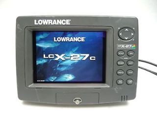 LOWRANCE LCX 27C 7 COLOR SONAR FISH FINDER GPS RECEIVER FISHFINDER 