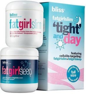 NEW Bliss FATGIRLSLIM 6 oz. & Fat Girl Sleep 6 oz. Tight & Day 