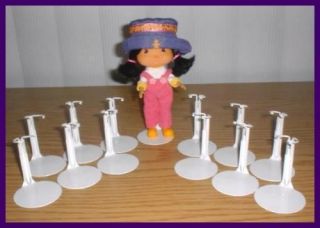 FREE SHIPPING 12 Kaiser Doll Stands 5.5 STRAWBERRY SHORTCAKE Dolls