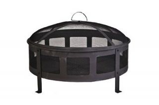 CobraCo FB6540 Round Bravo Fire Pit with Screen & Cover