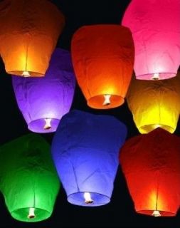 30 Sky Lantern Flying lanterns Chinese Lanterns wish for Party Wedding 