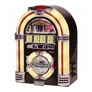 Classic Tuner AM FM Radio Jukebox CD Player Audio LED Decor 