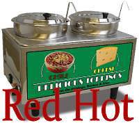 Benchmark Double Well Chili & Cheese Food Warmer 51072